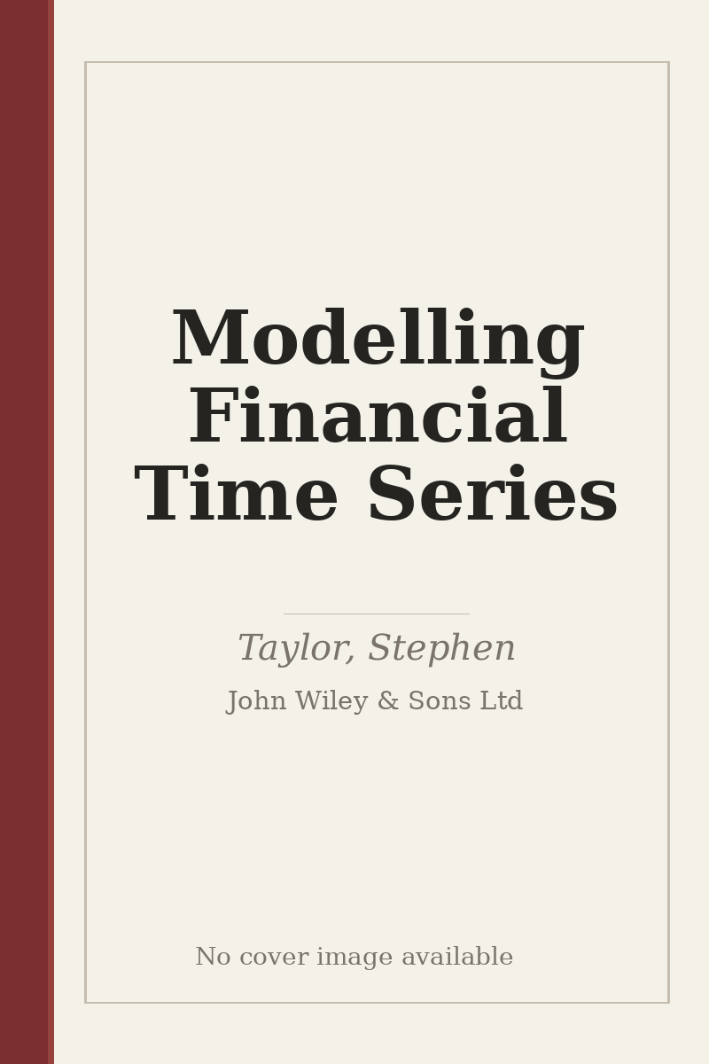 Modelling Financial Time Series - no cover image available
