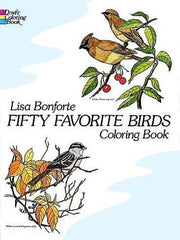 Fifty Favourite Birds Colouring Book: Coloring Book (Dover Nature Coloring Book)