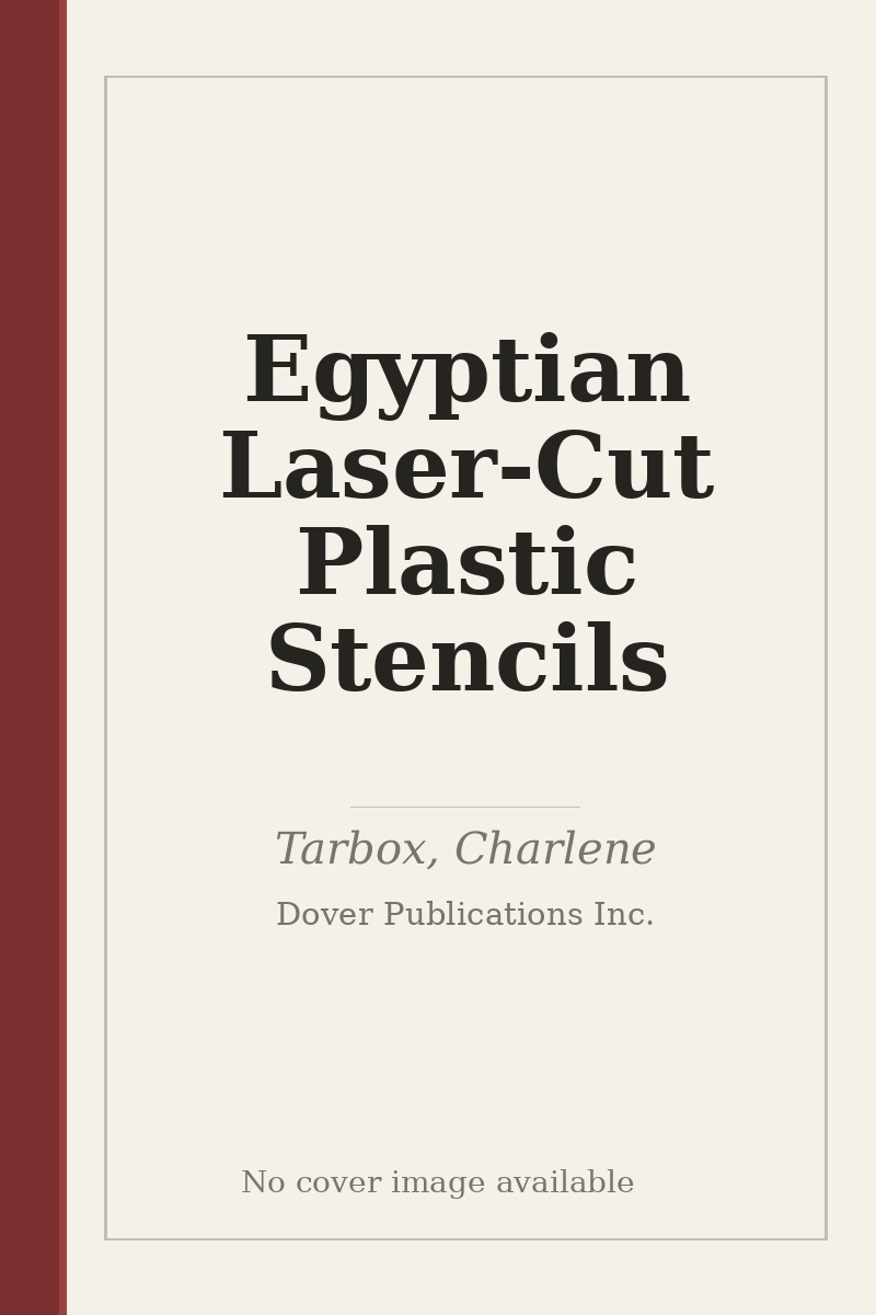 Egyptian Laser-Cut Plastic Stencils - no cover image available