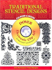 Traditional Stencil Designs (Dover Electronic Clip Art)