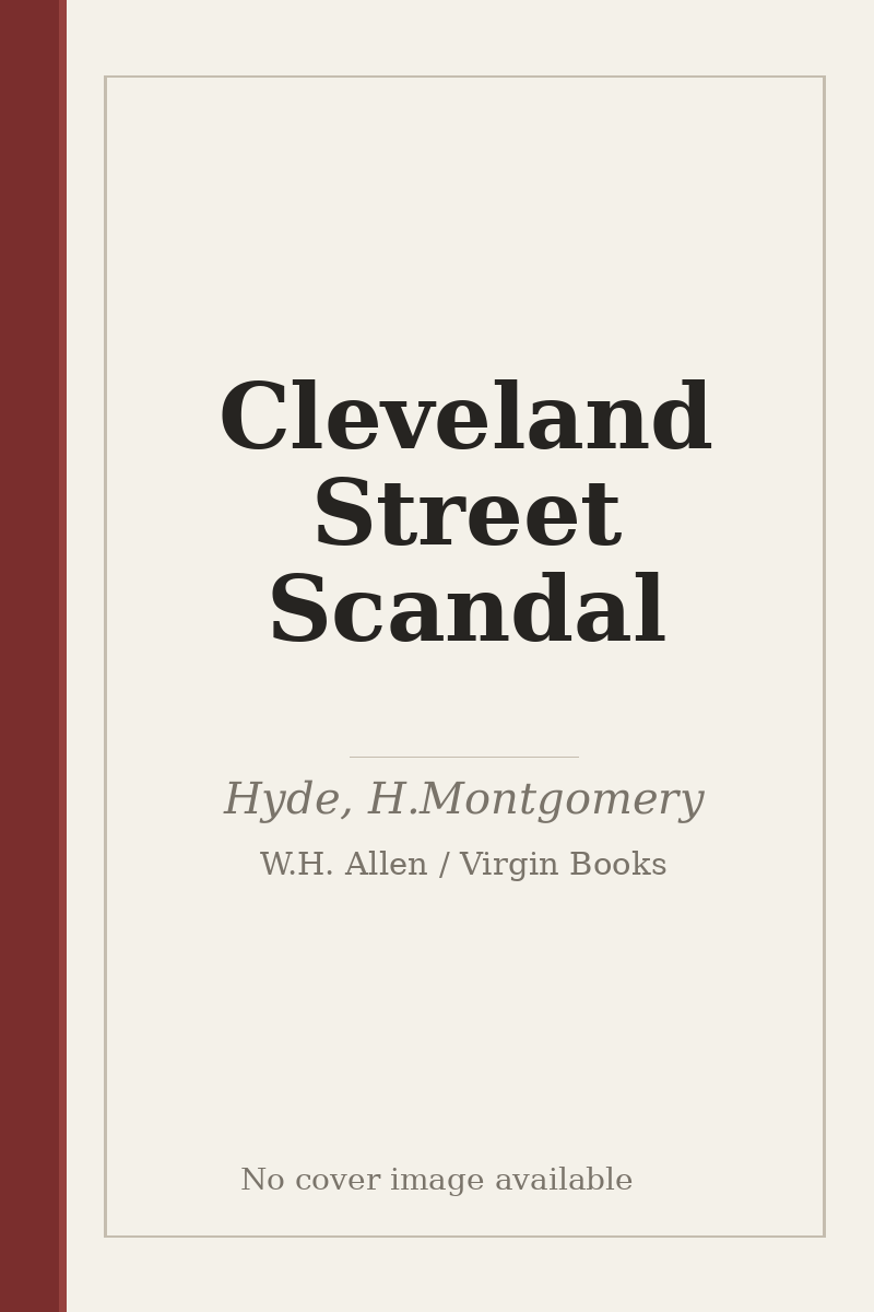 Cleveland Street Scandal - no cover image available