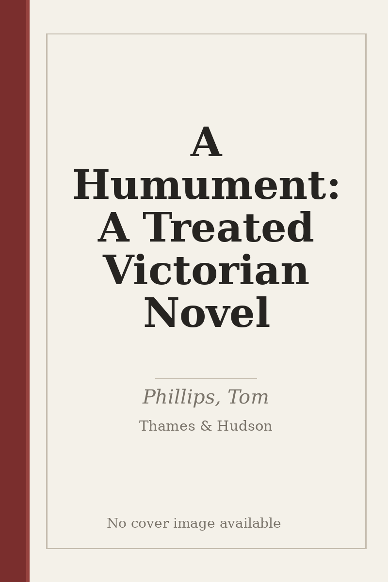 A Humument: A Treated Victorian Novel - no cover image available