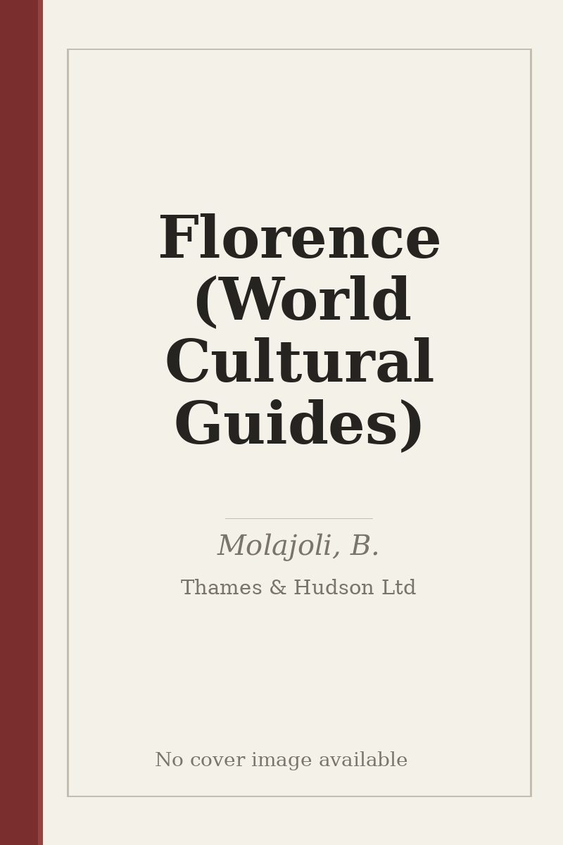 Florence (World Cultural Guides) - no cover image available