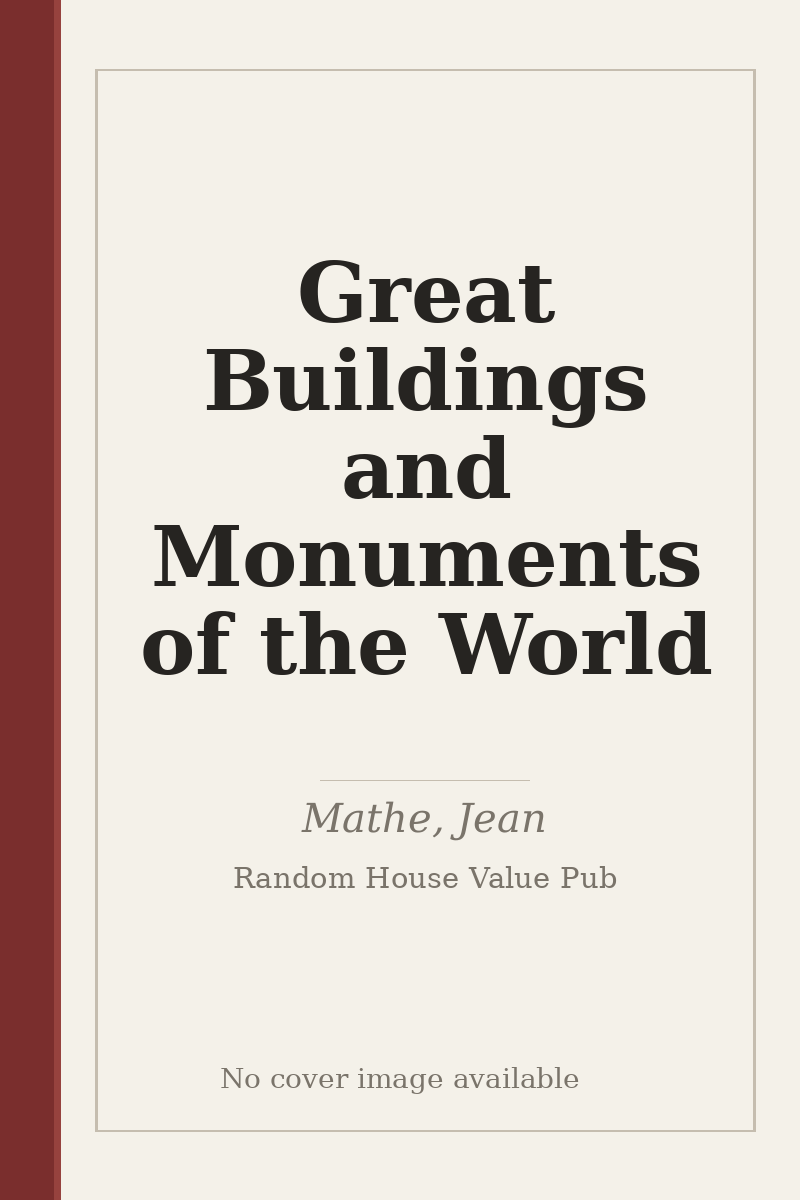 Great Buildings and Monuments of the World - no cover image available
