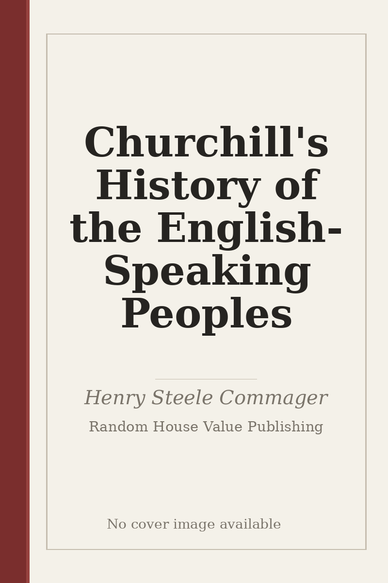 Churchill's History of the English-Speaking Peoples - no cover image available