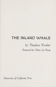 Inland Whale Nine Stories Retold from California