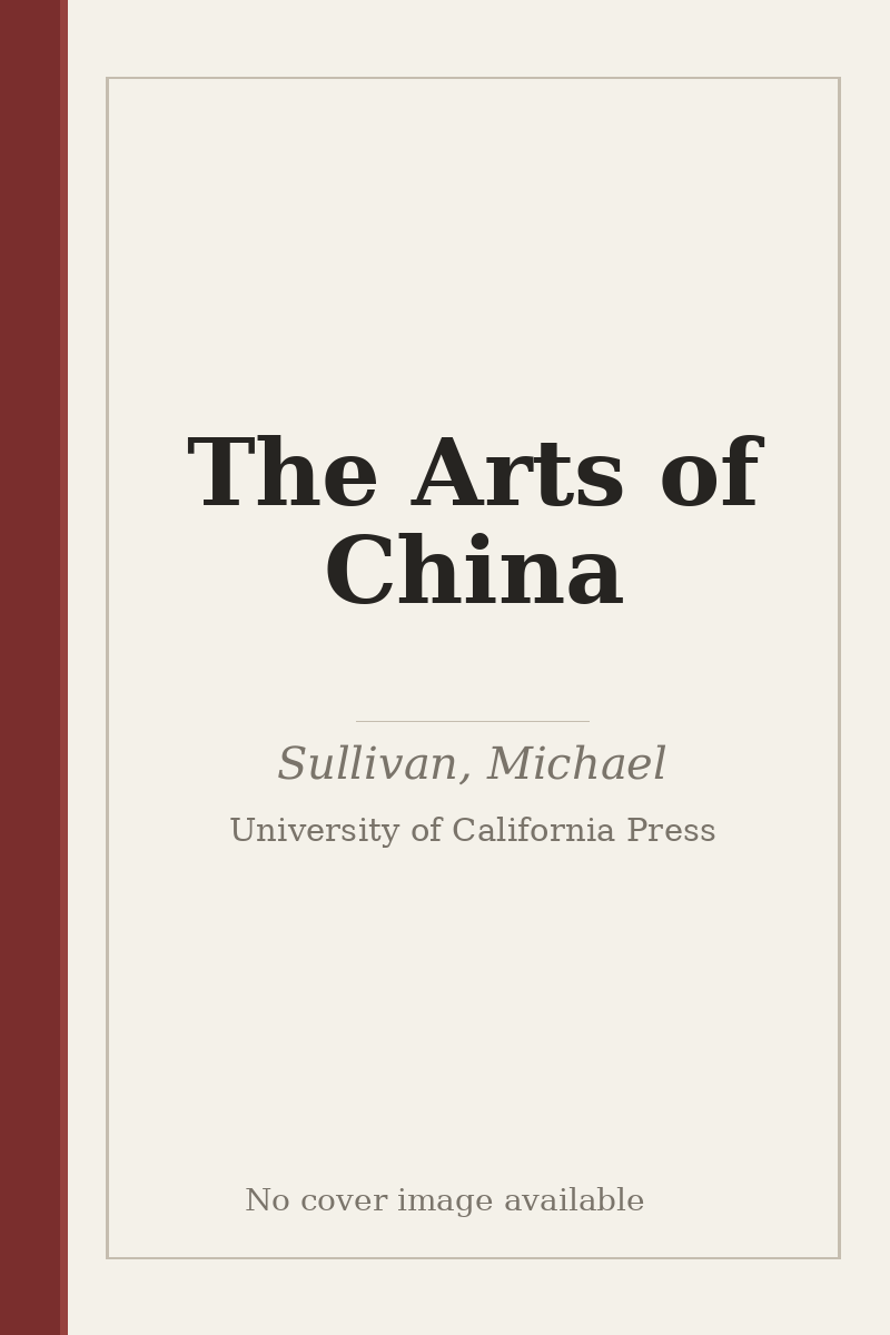 The Arts of China - no cover image available