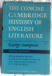 Concise Cambridge History of English Literature