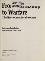From Workshop to Warfare (Women in History)