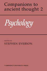 Psychology: 2 (Companions to Ancient Thought, Series Number 2)