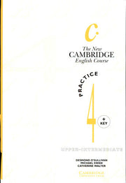 The New Cambridge English Course 4 Practice book with key