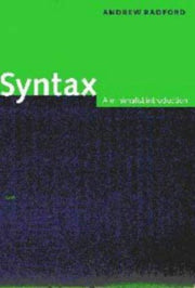 Syntax: A Minimalist Introduction