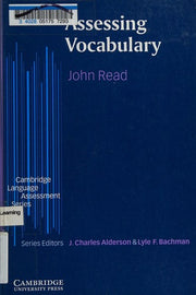 Assessing Vocabulary (Cambridge Language Assessment)