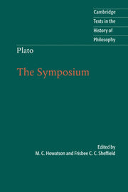 Plato: The Symposium (Cambridge Texts in the History of Philosophy)