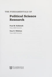 The Fundamentals of Political Science Research