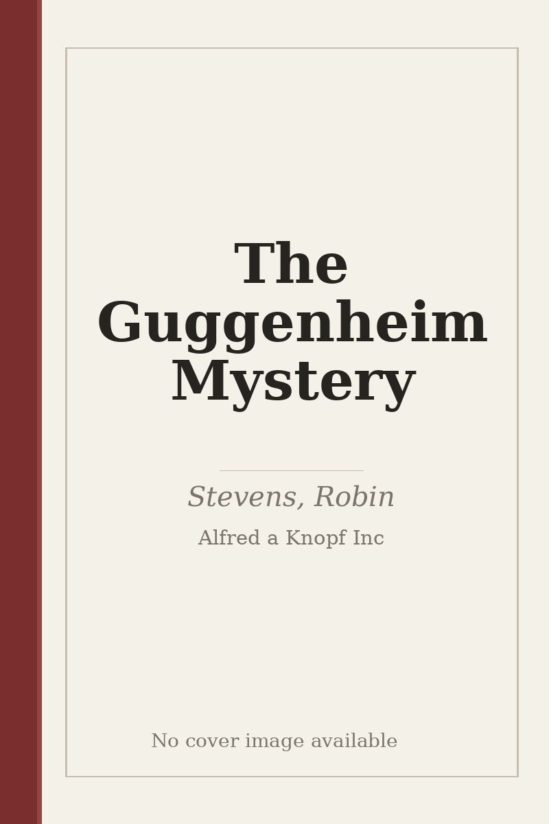 The Guggenheim Mystery - no cover image available