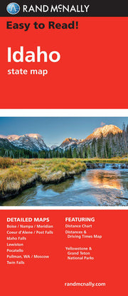 Rand McNally Easy to Read! Idaho State Map