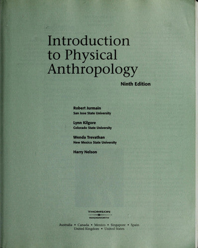 Introduction to Physical Anthropology