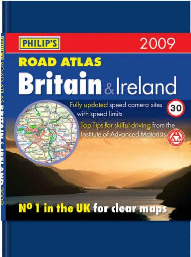 Philip's Road Atlas Britain and Ireland 2009: Hardback A4