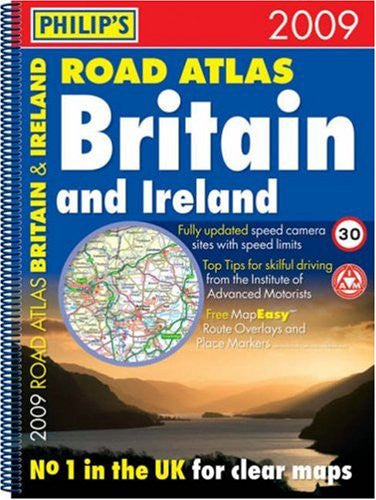 Philip's Road Atlas Britain and Ireland: Spiral A3 (Road Atlases)