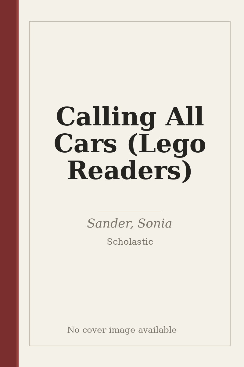 Calling All Cars (Lego Readers) - no cover image available