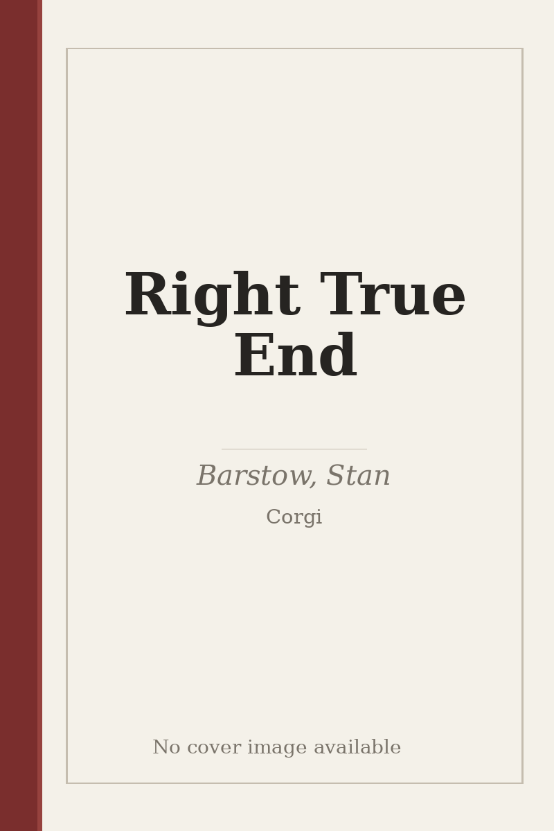Right True End - no cover image available