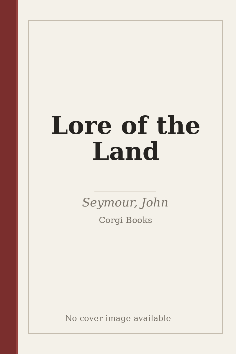 Lore of the Land - no cover image available
