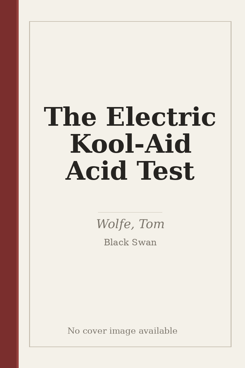 The Electric Kool-Aid Acid Test - no cover image available