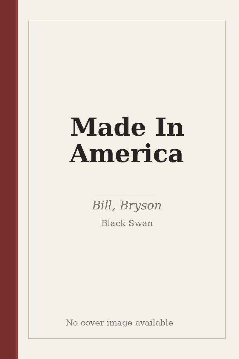 Made In America - no cover image available