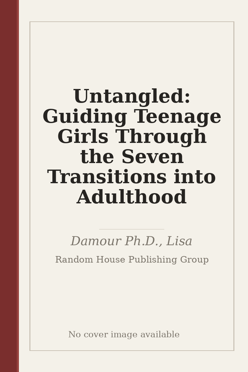 Untangled: Guiding Teenage Girls Through the Seven Transitions into Adulthood - no cover image available