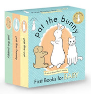 Pat the Bunny: First Books for Baby (Touch-And-Feel): Pat the Bunny; Pat the Puppy; Pat the Cat (3-Book Boxed Set)
