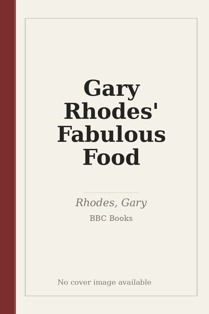Gary Rhodes' Fabulous Food - no cover image available