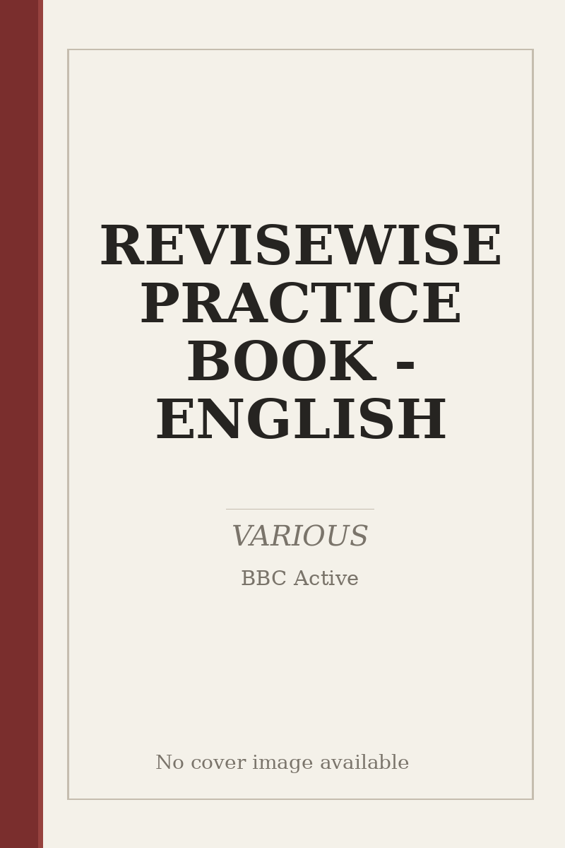 REVISEWISE PRACTICE BOOK - ENGLISH - no cover image available