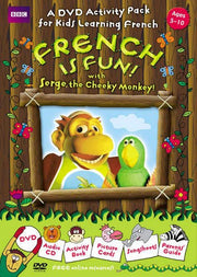 FRENCH IS FUN WITH SERGE, THE CHEEKY MONKEY! (Salut Serge)