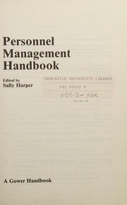 Personnel Management Handbook (A Gower Handbook)