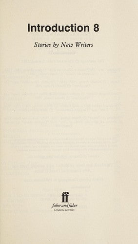 Introduction: No. 8: Stories by New Writers
