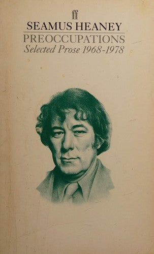 Preoccupations: Selected Prose 1968-1978