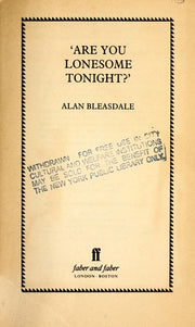 Are You Lonesome Tonight?