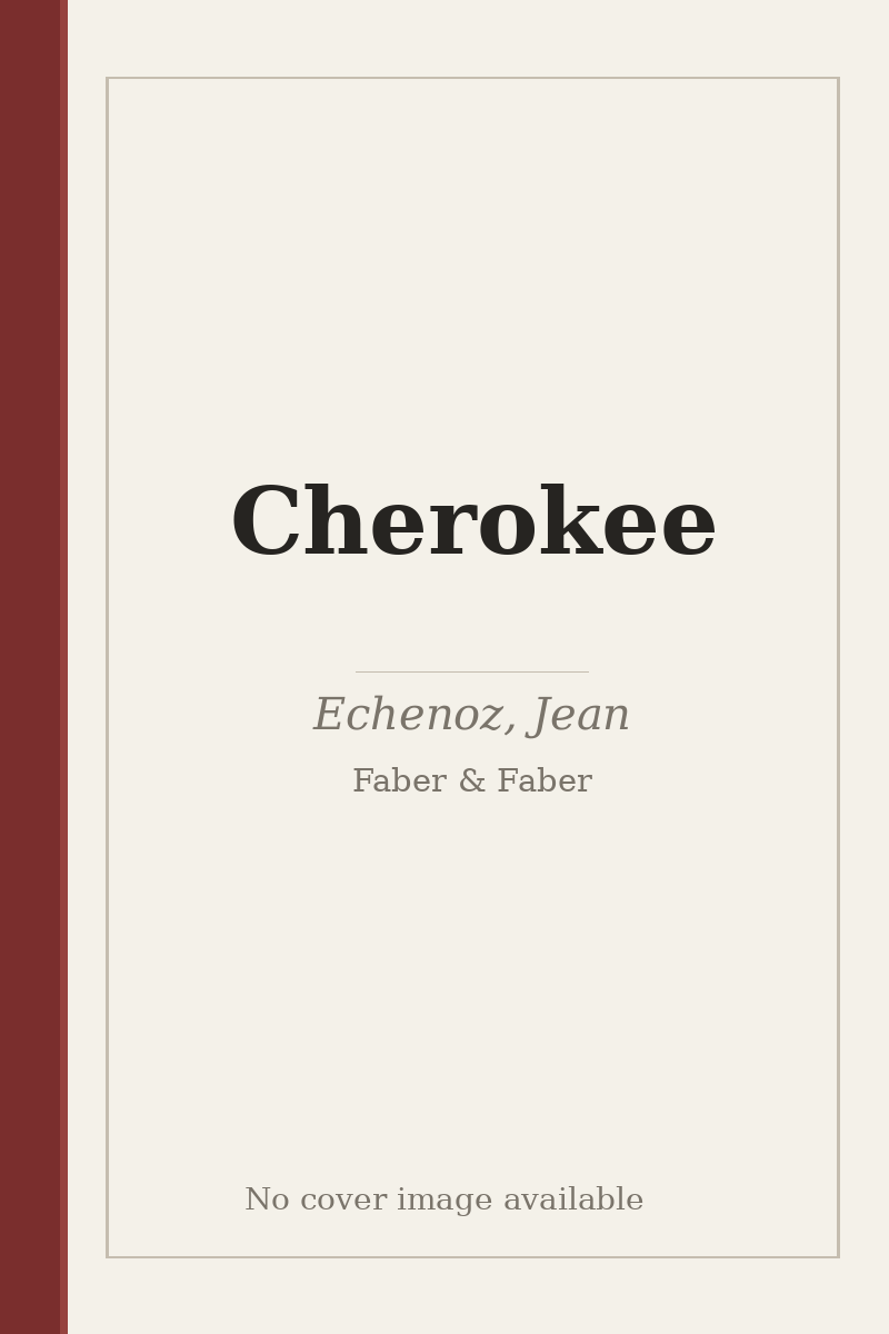 Cherokee - no cover image available