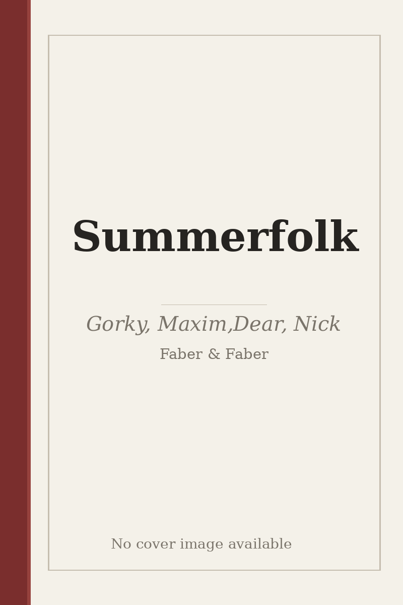 Summerfolk - no cover image available