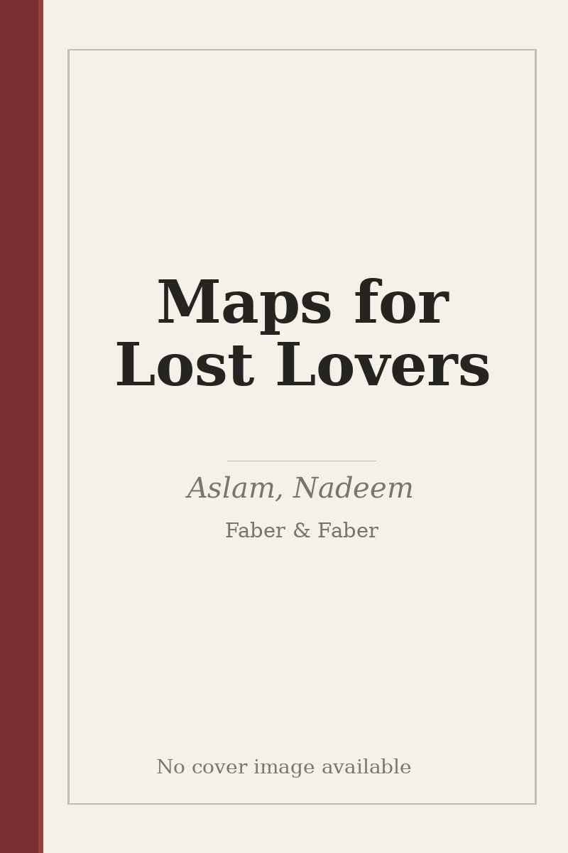 Maps for Lost Lovers - no cover image available