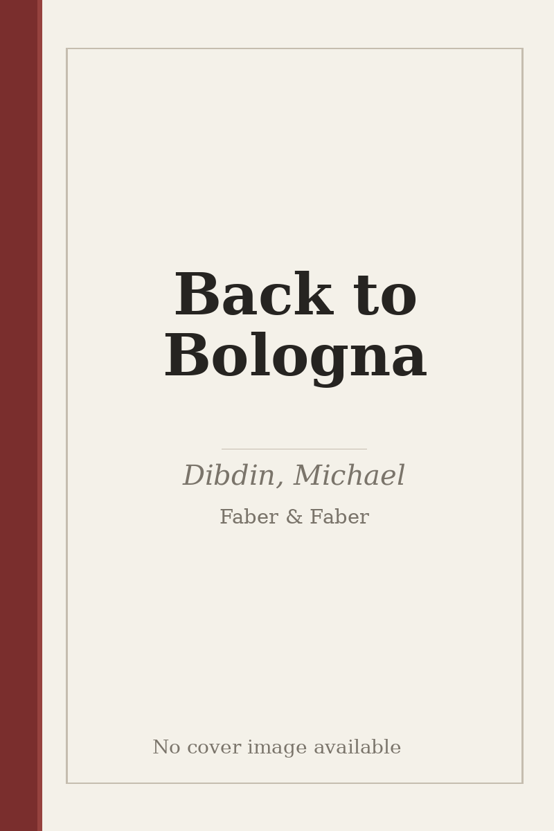 Back to Bologna - no cover image available