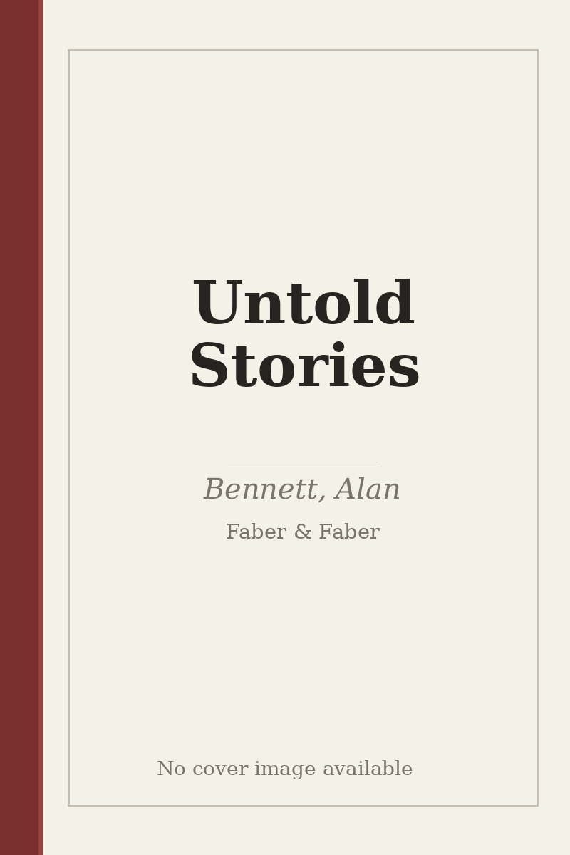 Untold Stories - no cover image available