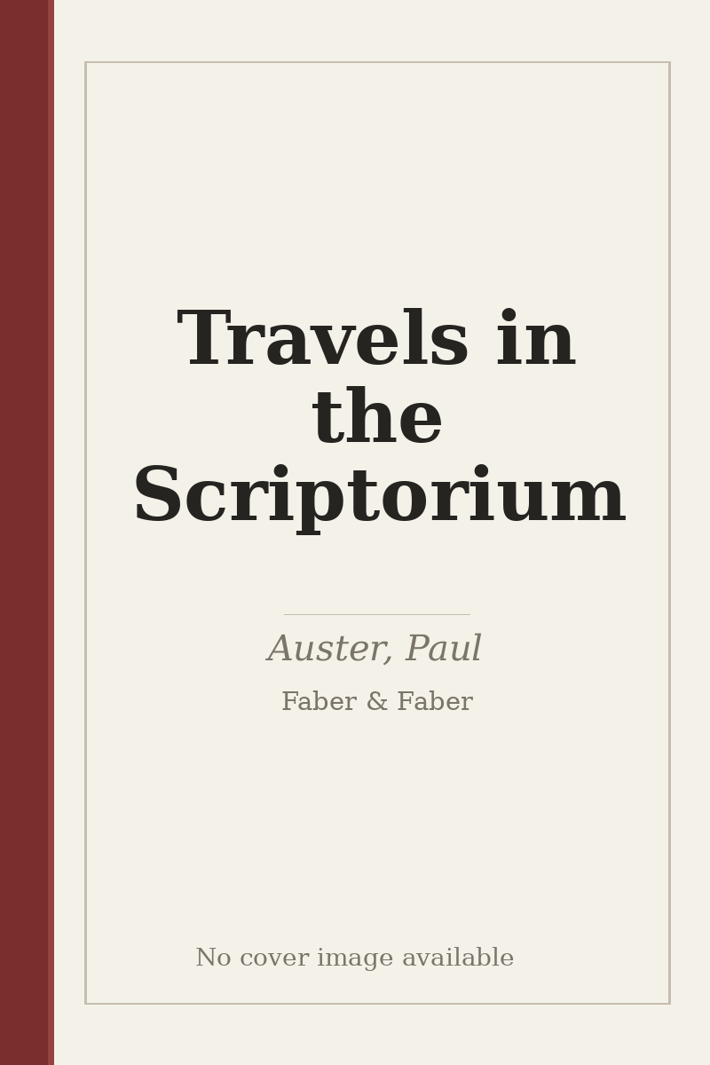 Travels in the Scriptorium - no cover image available