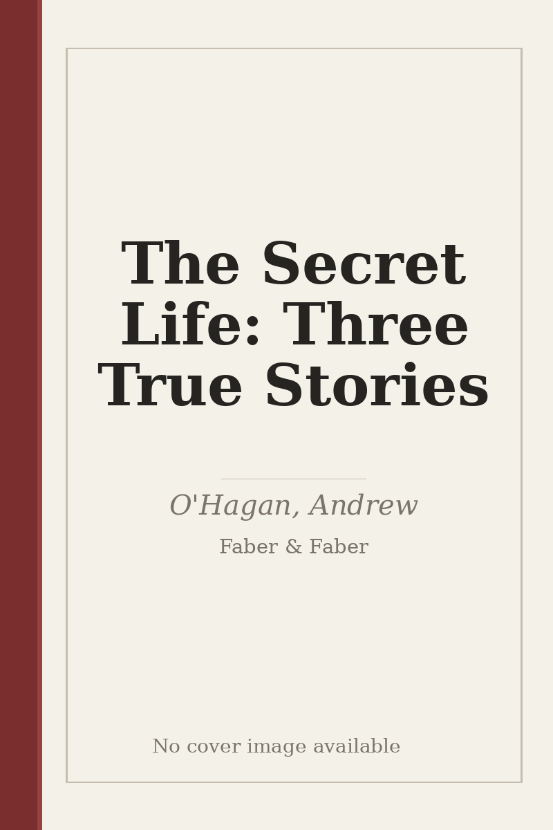 The Secret Life: Three True Stories - no cover image available