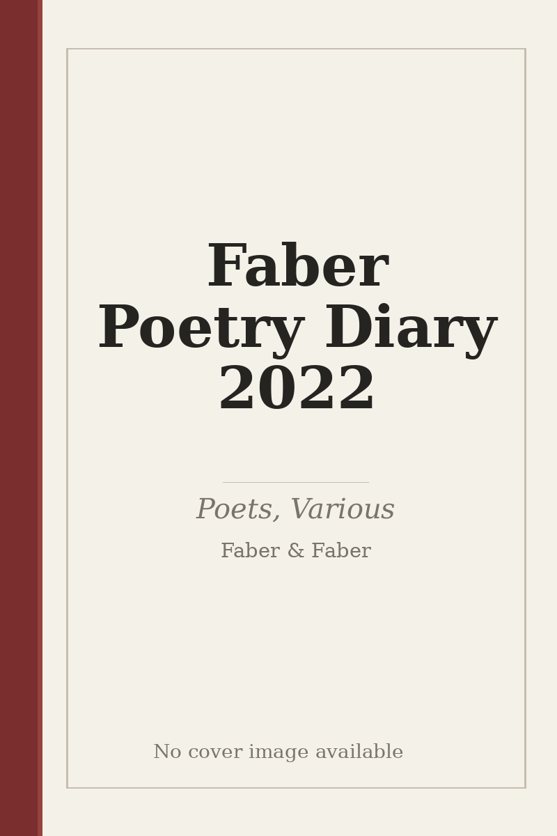 Faber Poetry Diary 2022 - no cover image available