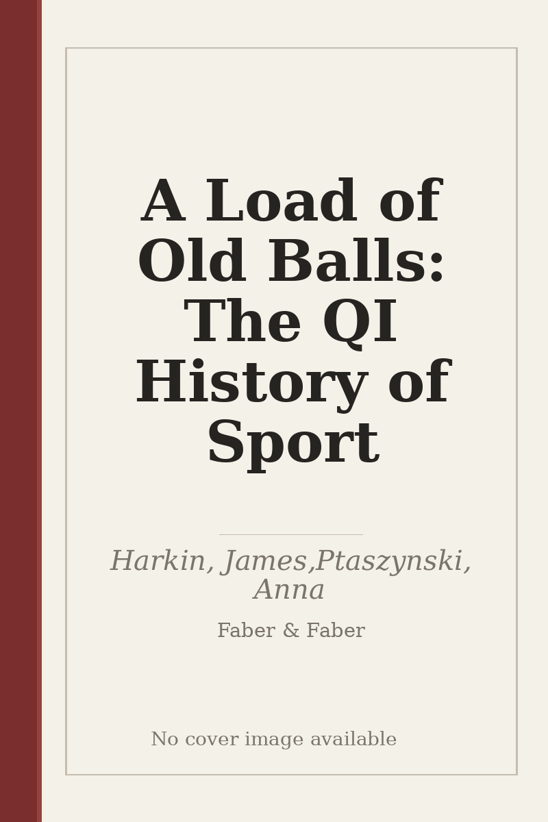 A Load of Old Balls: The QI History of Sport - no cover image available