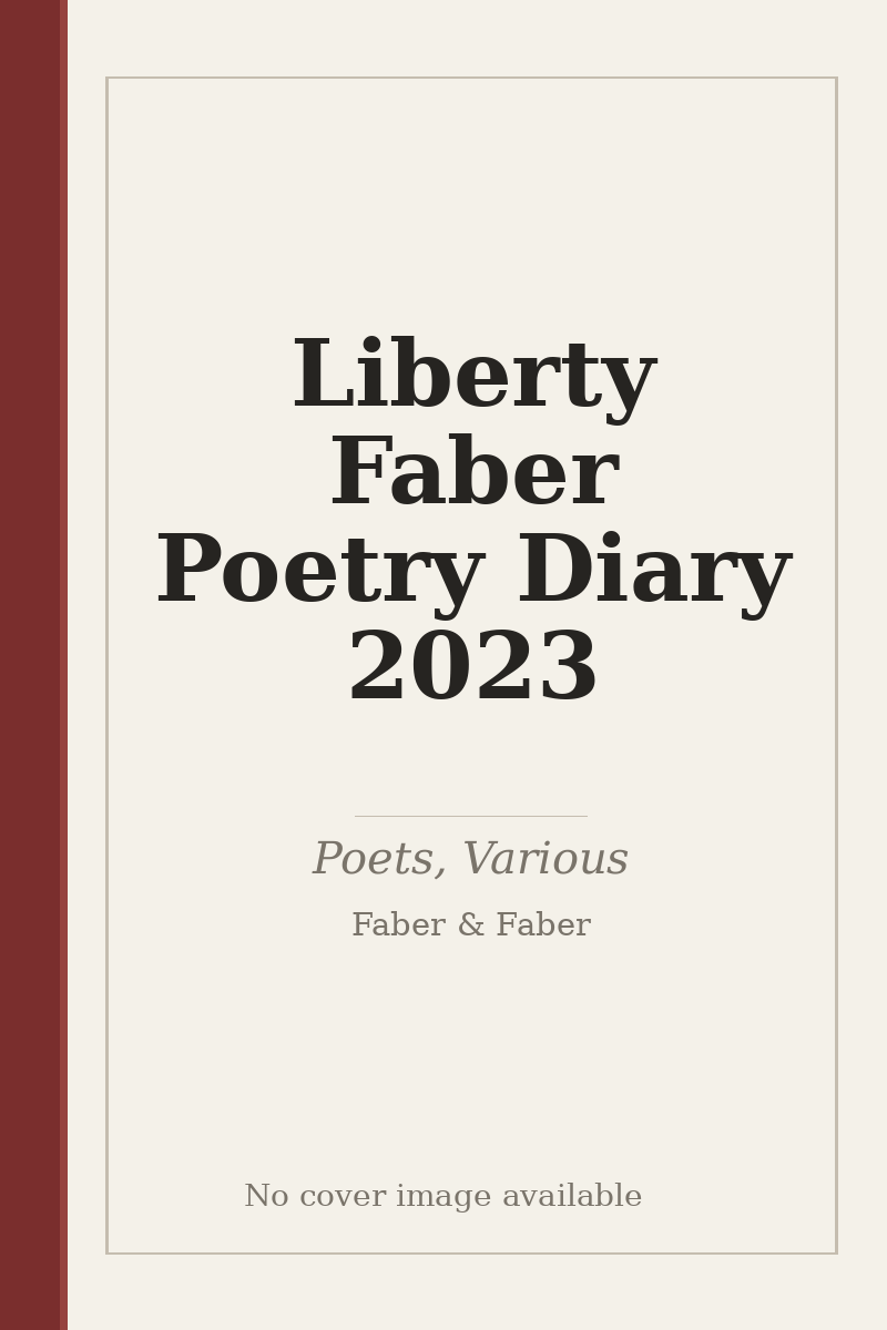 Liberty Faber Poetry Diary 2023 - no cover image available