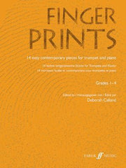 Fingerprints (Trumpet with Piano Accompaniment) (Grades 1 - 4): 14 Easy Contemporary Pieces for Trumpet and Piano / 14 Leichte Zeitgenossische Stucke ... et Contemporains Pour Trompette et Piano