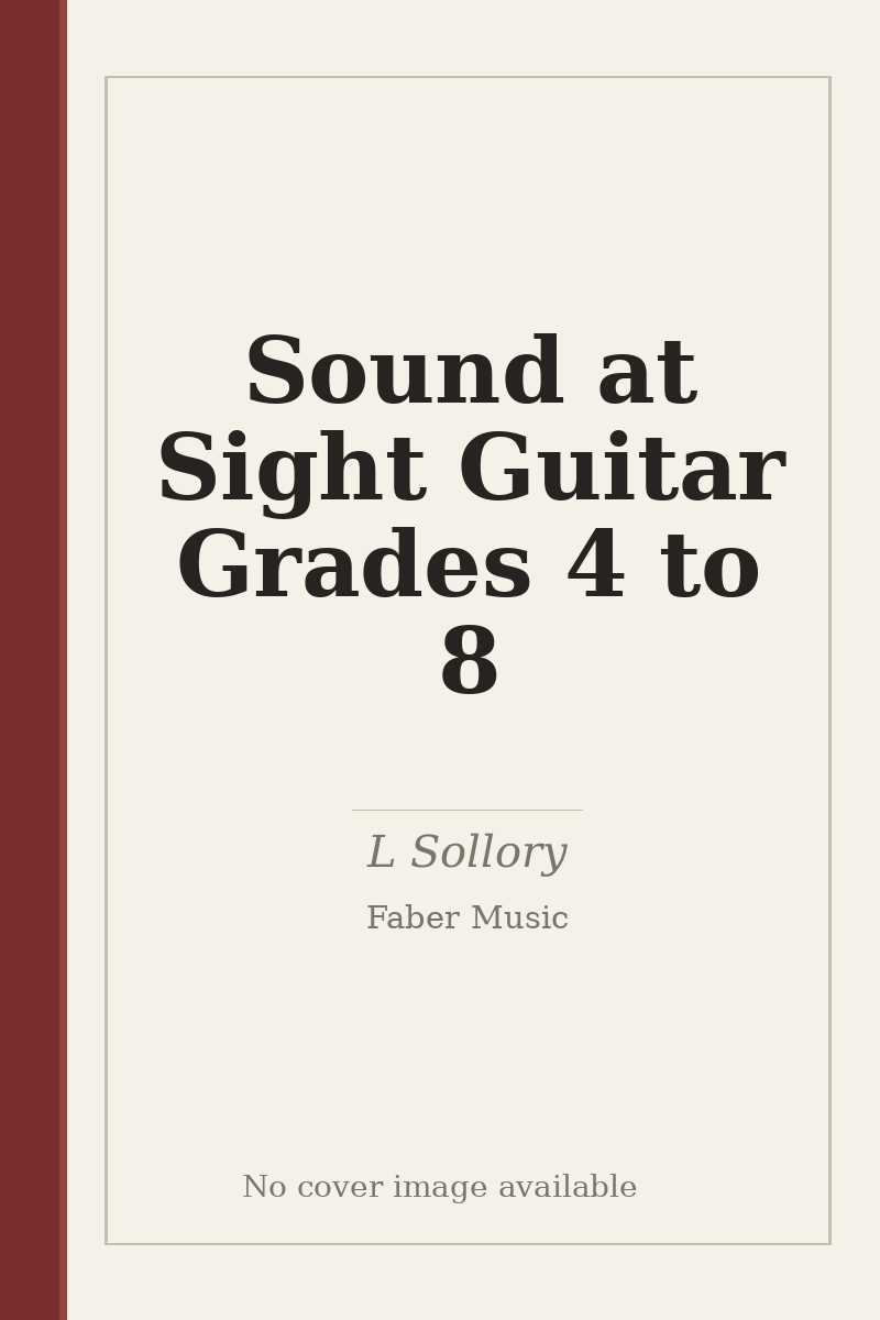 Sound at Sight Guitar Grades 4 to 8 - no cover image available